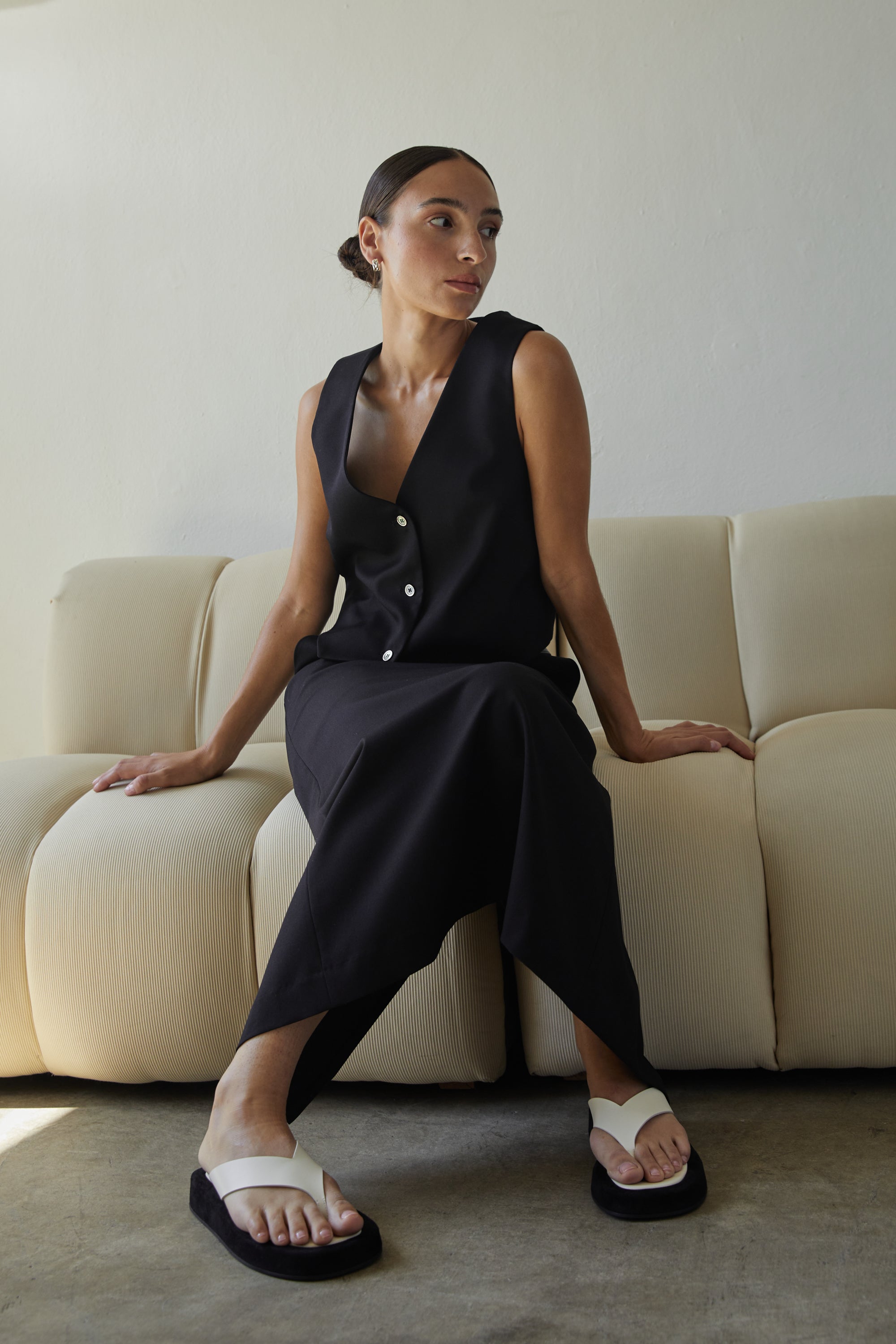 Tencel Vest - Almina Concept 