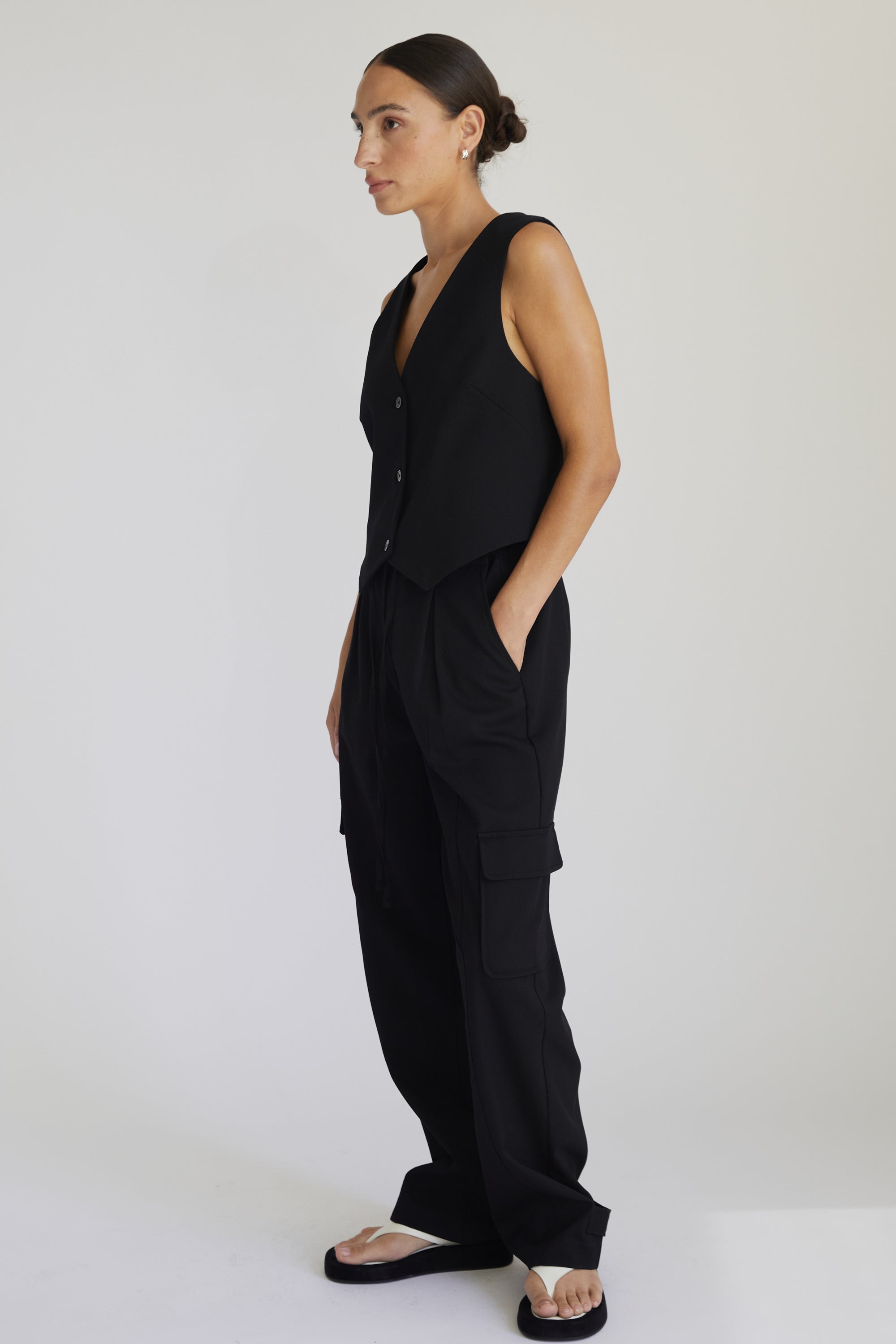 Tencel Vest - Almina Concept 