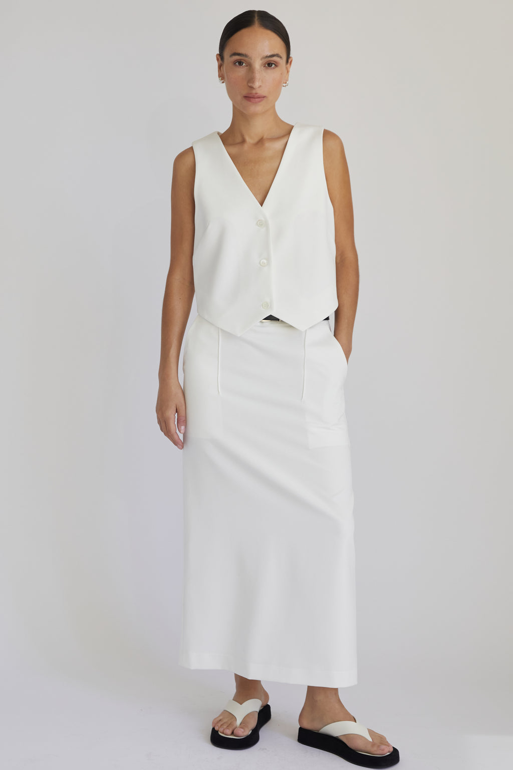 Tencel Vest - Almina Concept 