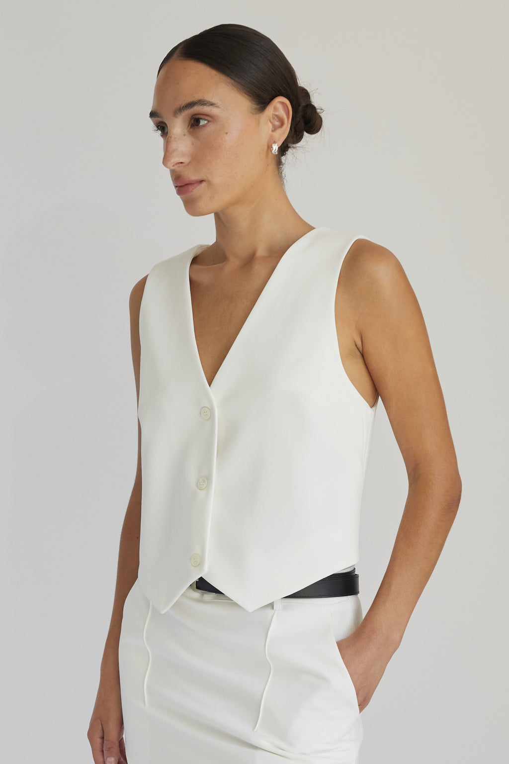 Tencel Vest - Almina Concept 