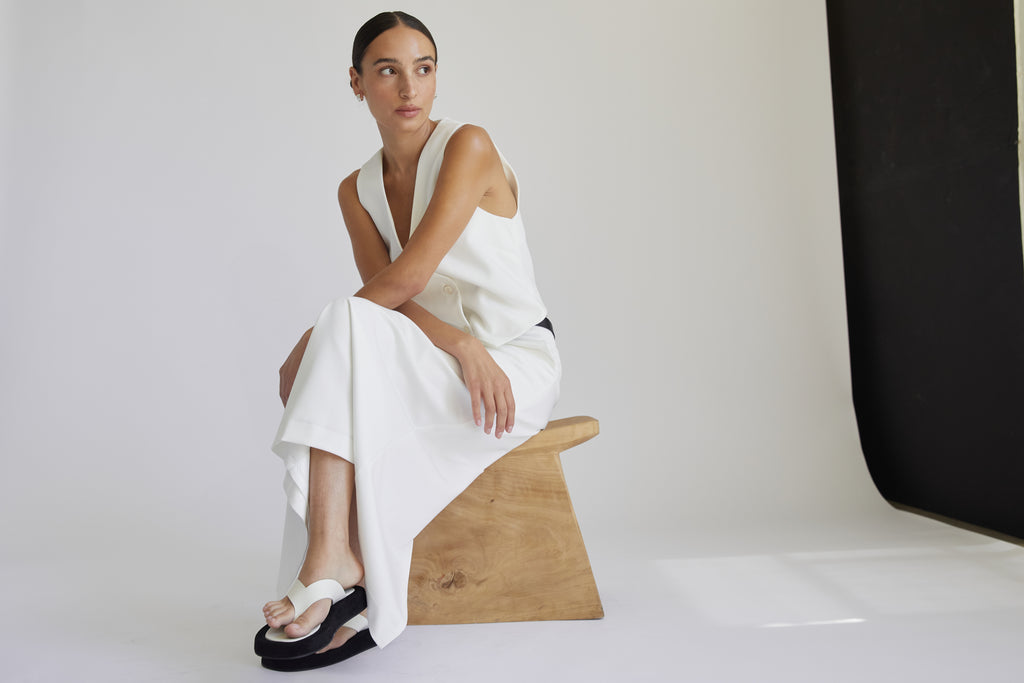 Tencel Vest - Almina Concept 