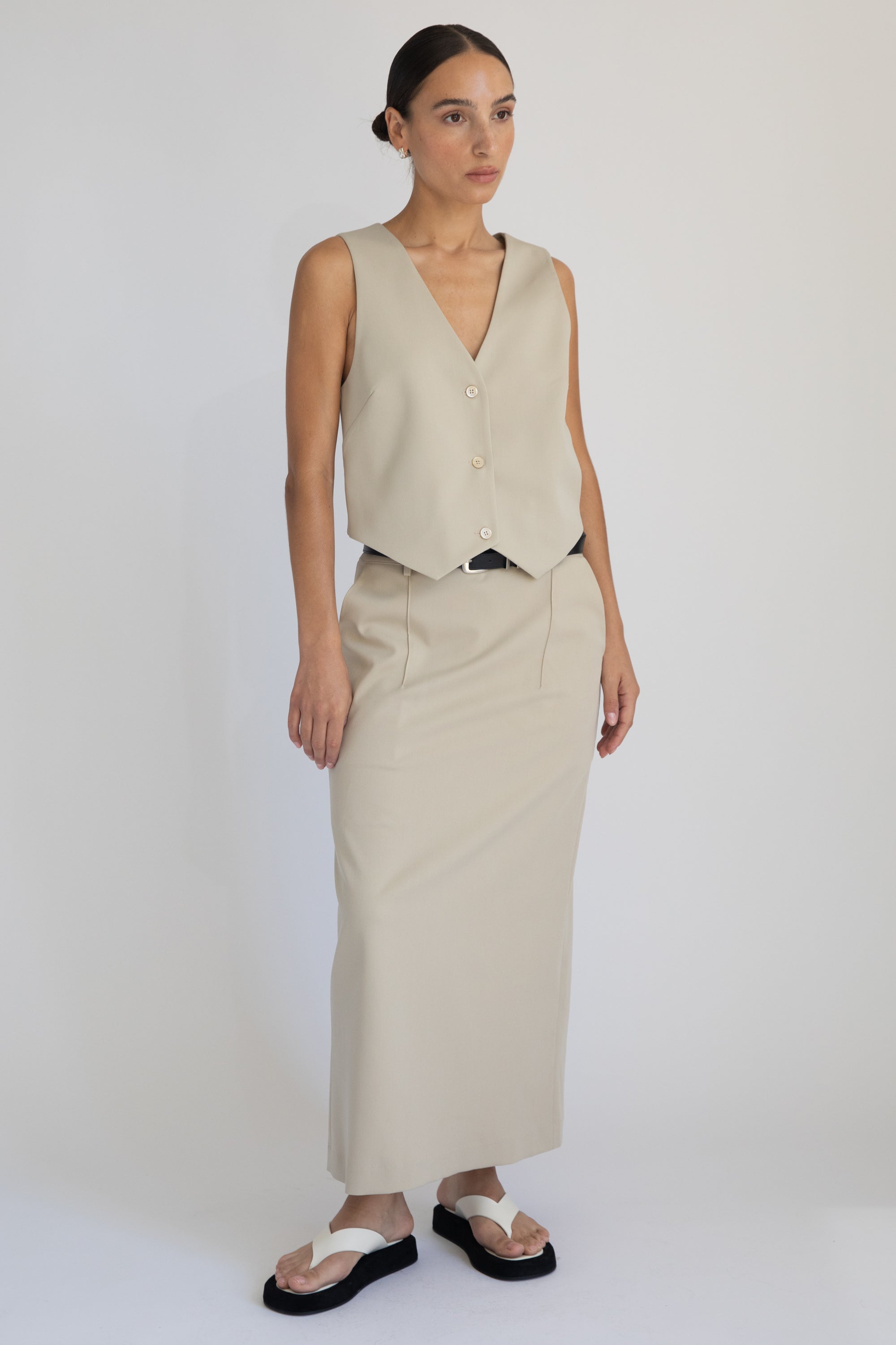 Tencel Vest - Almina Concept 