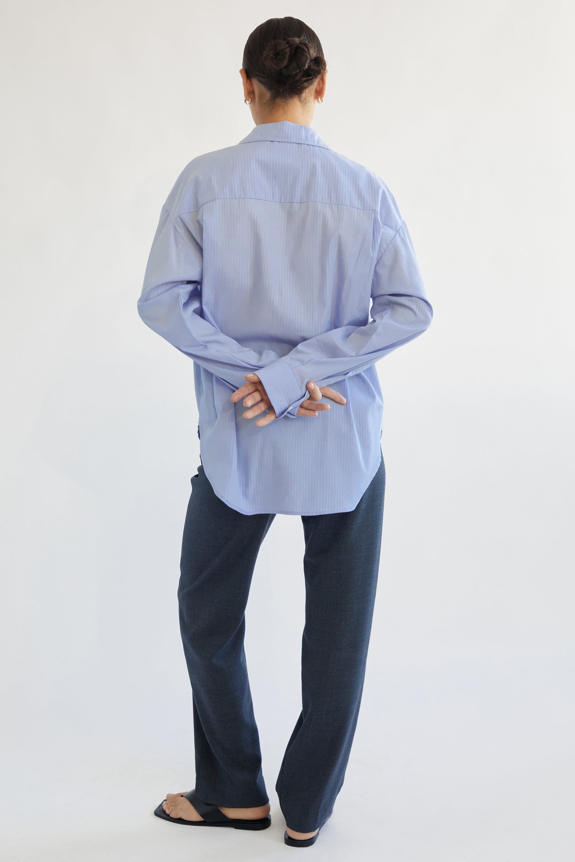 Oversized Cotton Shirt - Almina Concept 