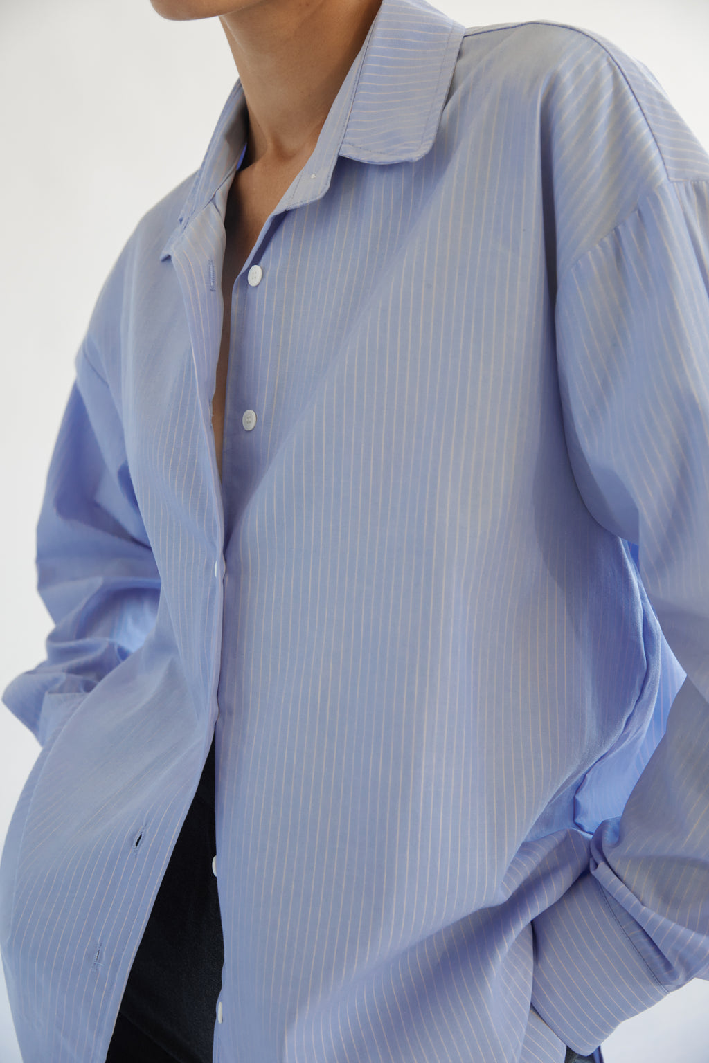 Oversized Cotton Shirt - Almina Concept 