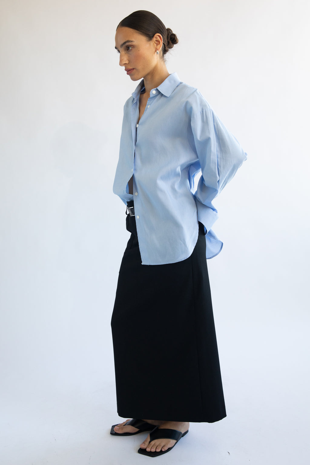 Oversized Cotton Shirt - Almina Concept 