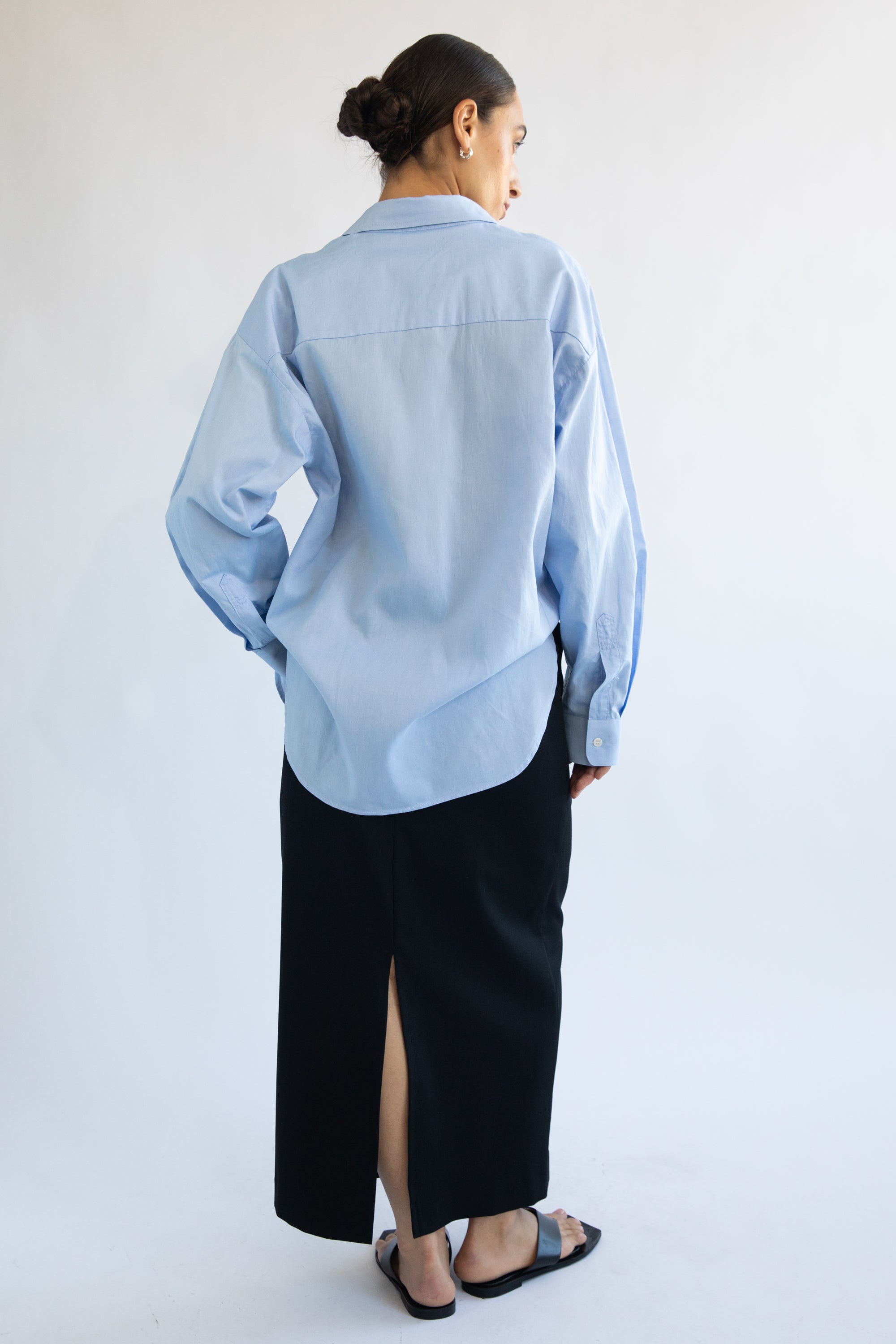 Oversized Cotton Shirt - Almina Concept 