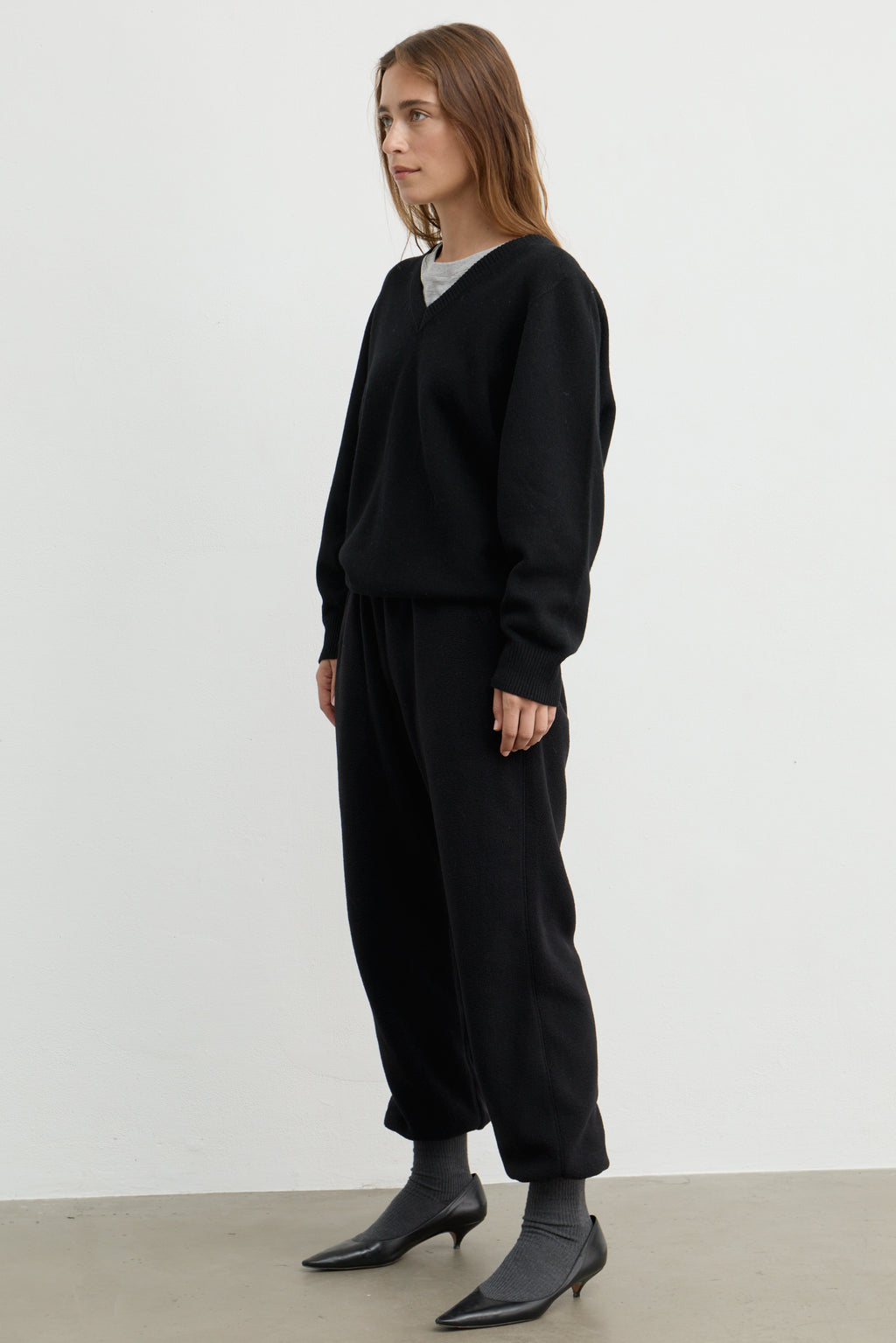 Wool V Neck Sweater