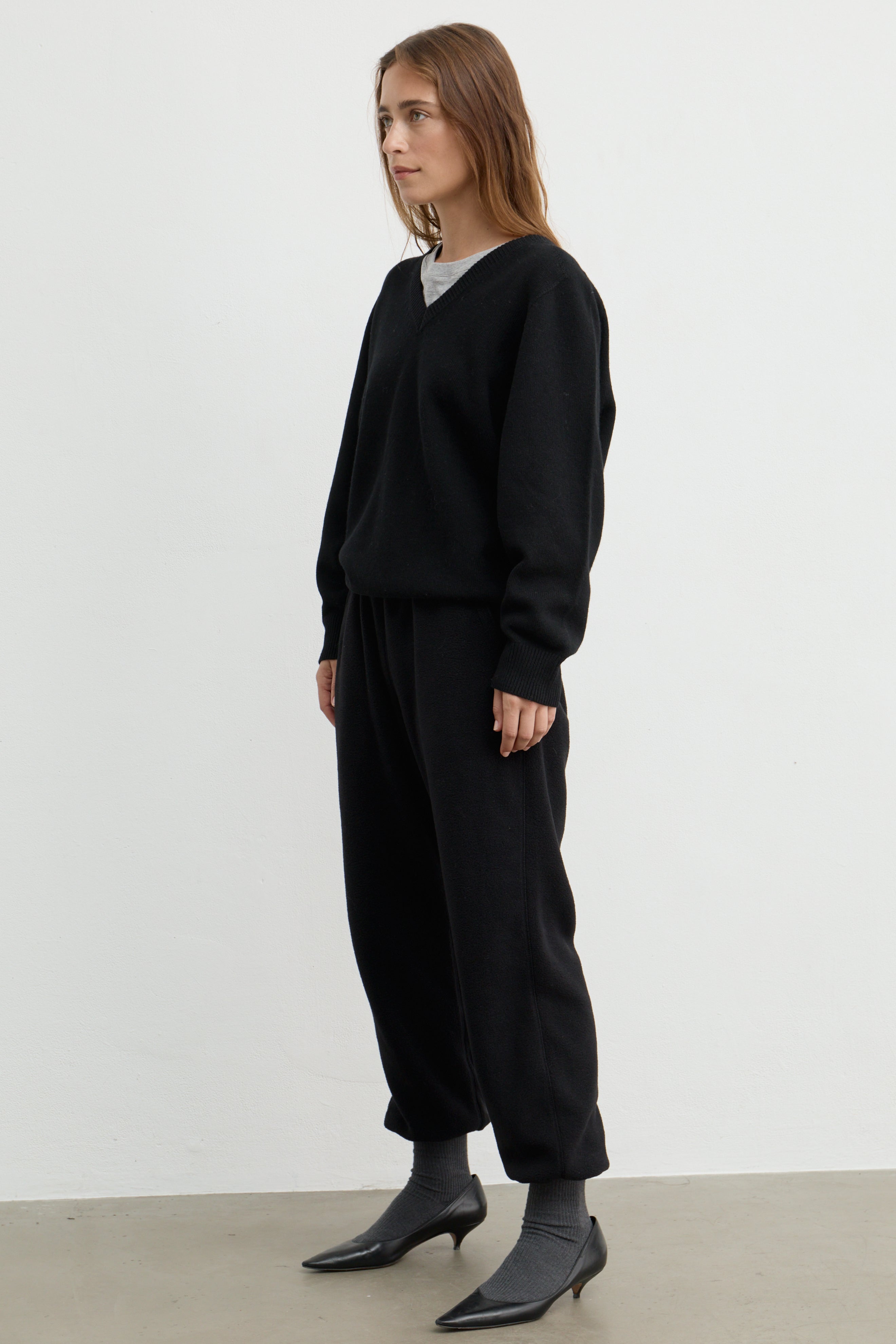 Wool V Neck Sweater