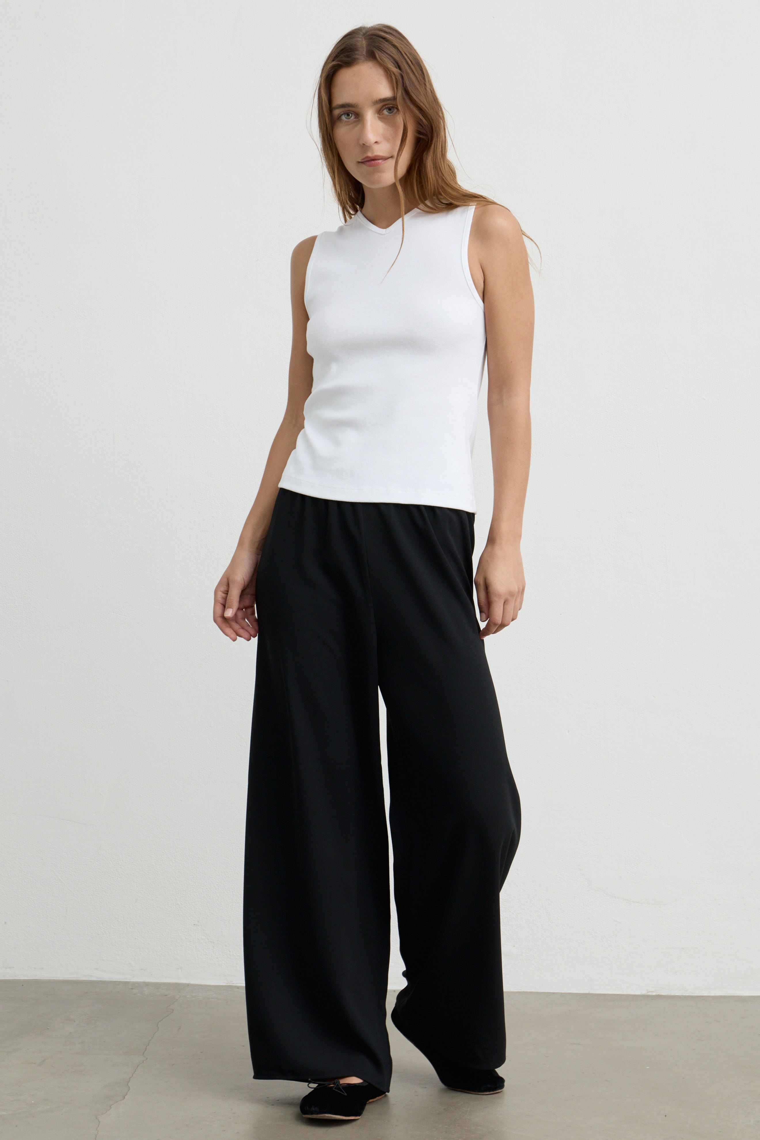 High V Neck Tank