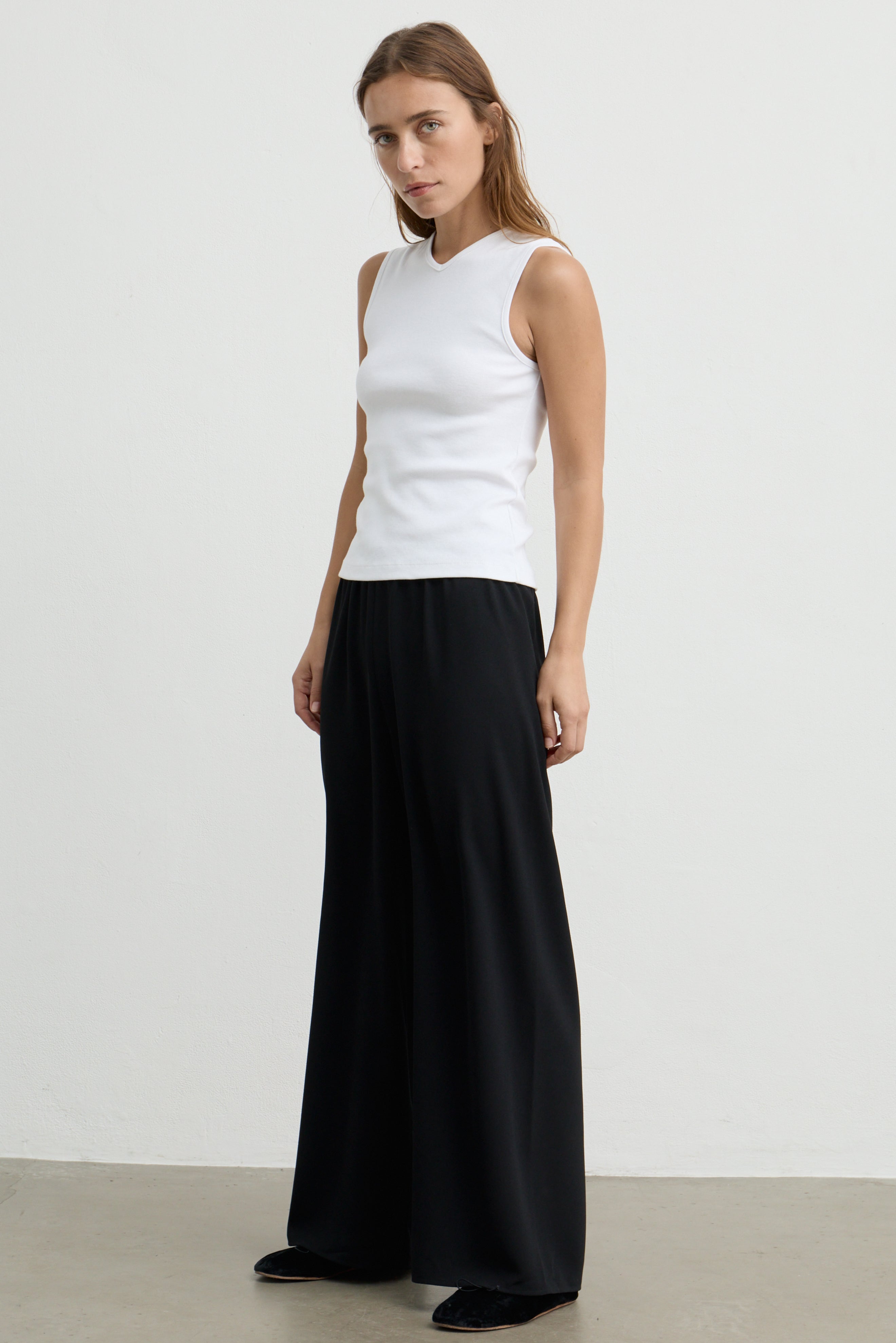 High V Neck Tank