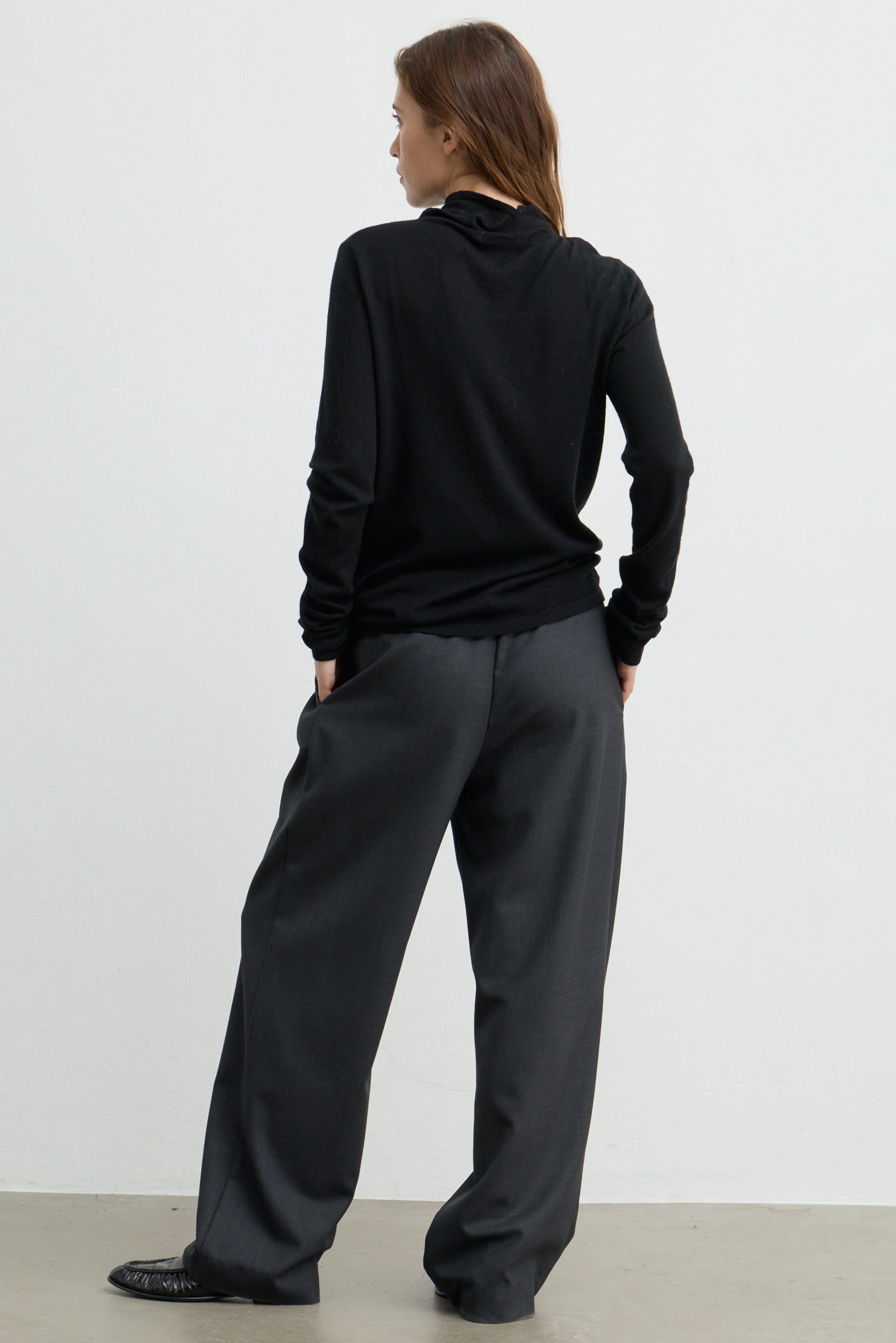 Funnel Wool/Cash Turtleneck
