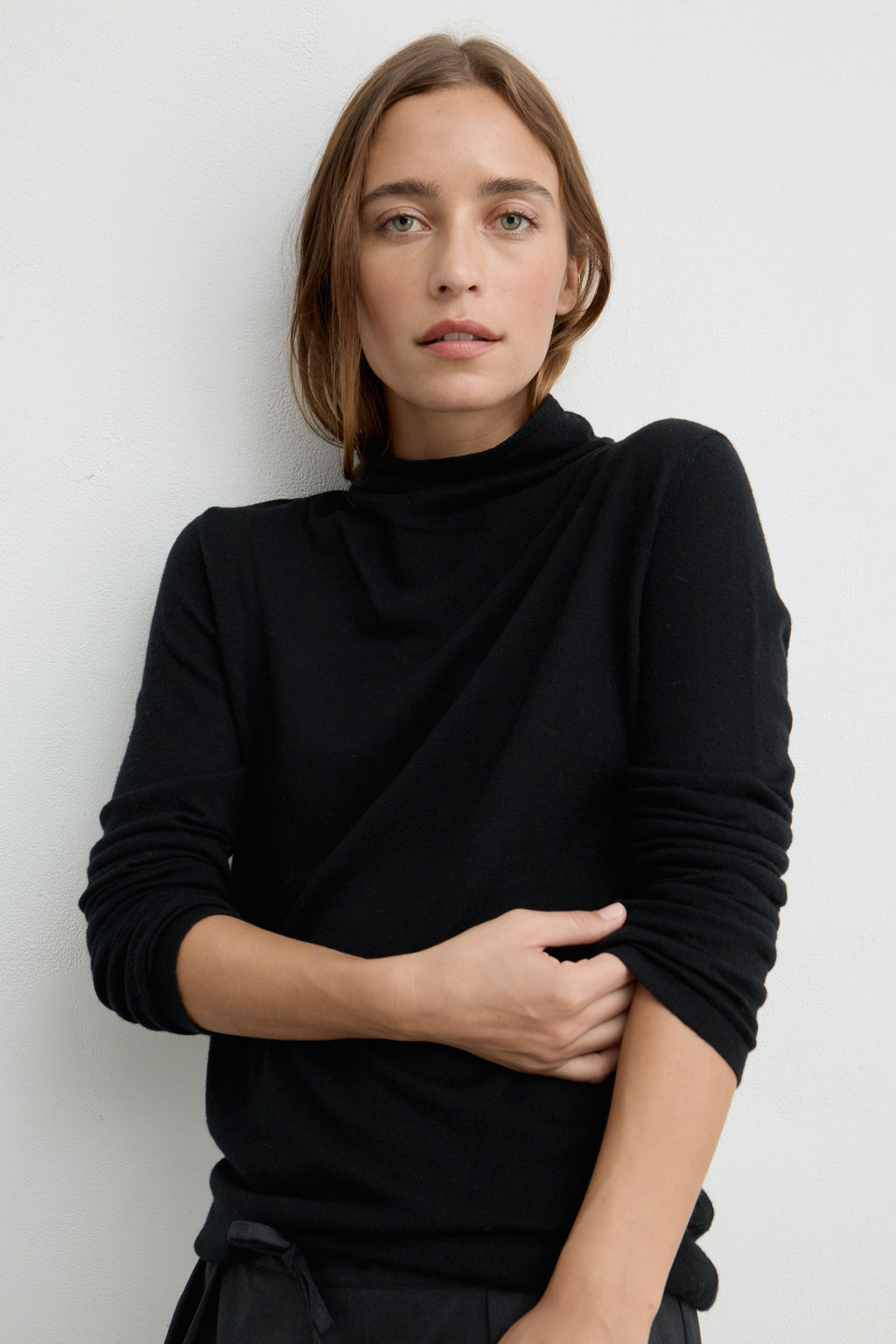 Funnel Wool/Cash Turtleneck
