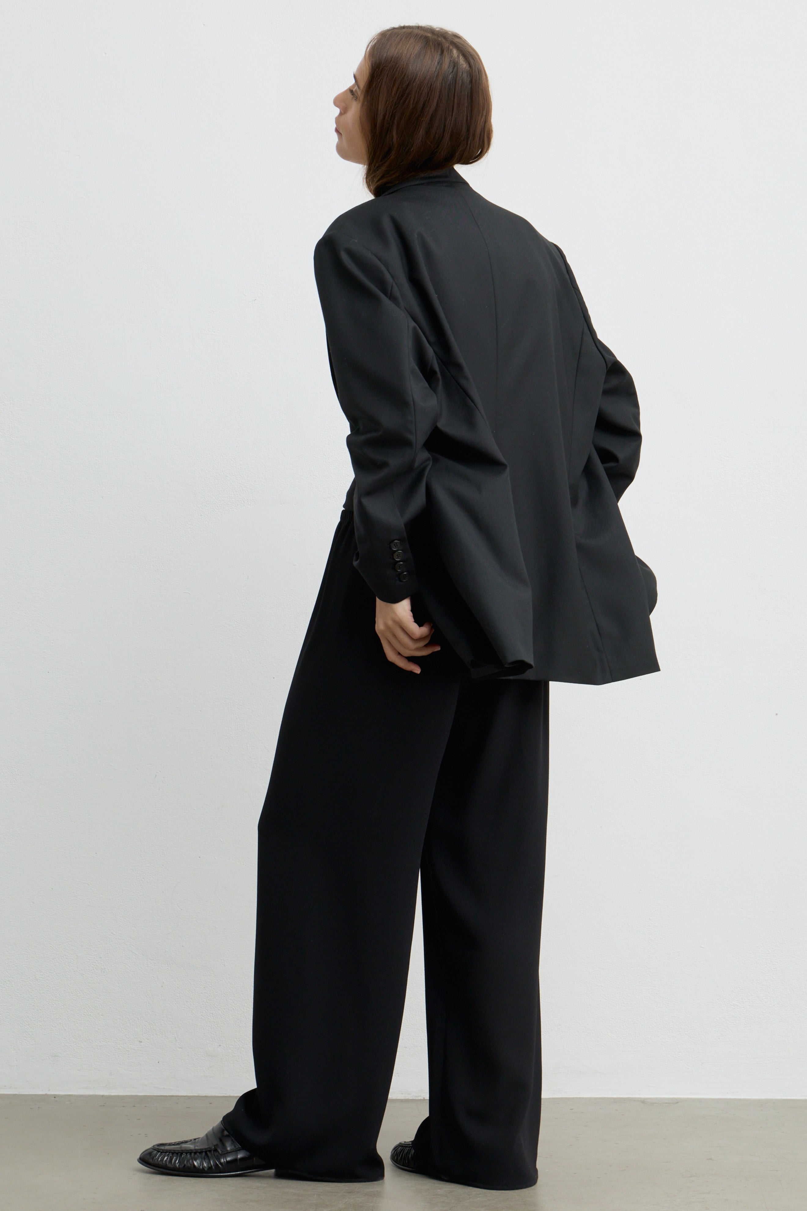 Oversized Double Button Blazer