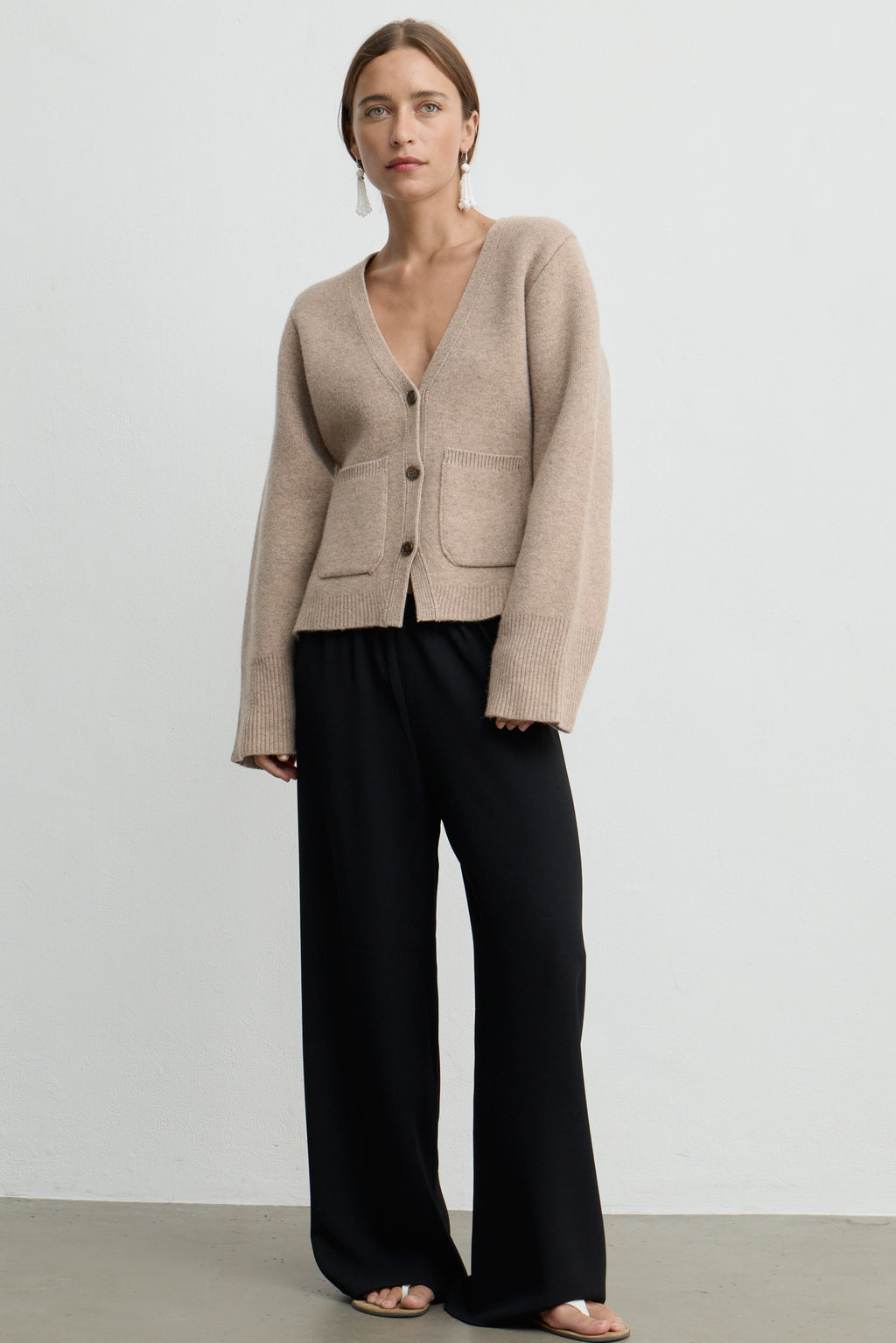 V Neck Cardigan