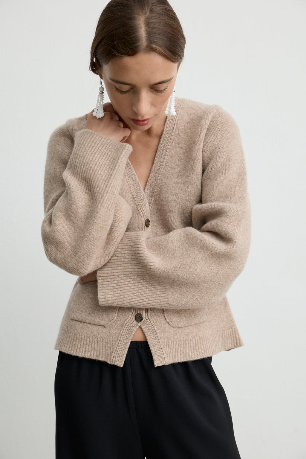 V Neck Cardigan