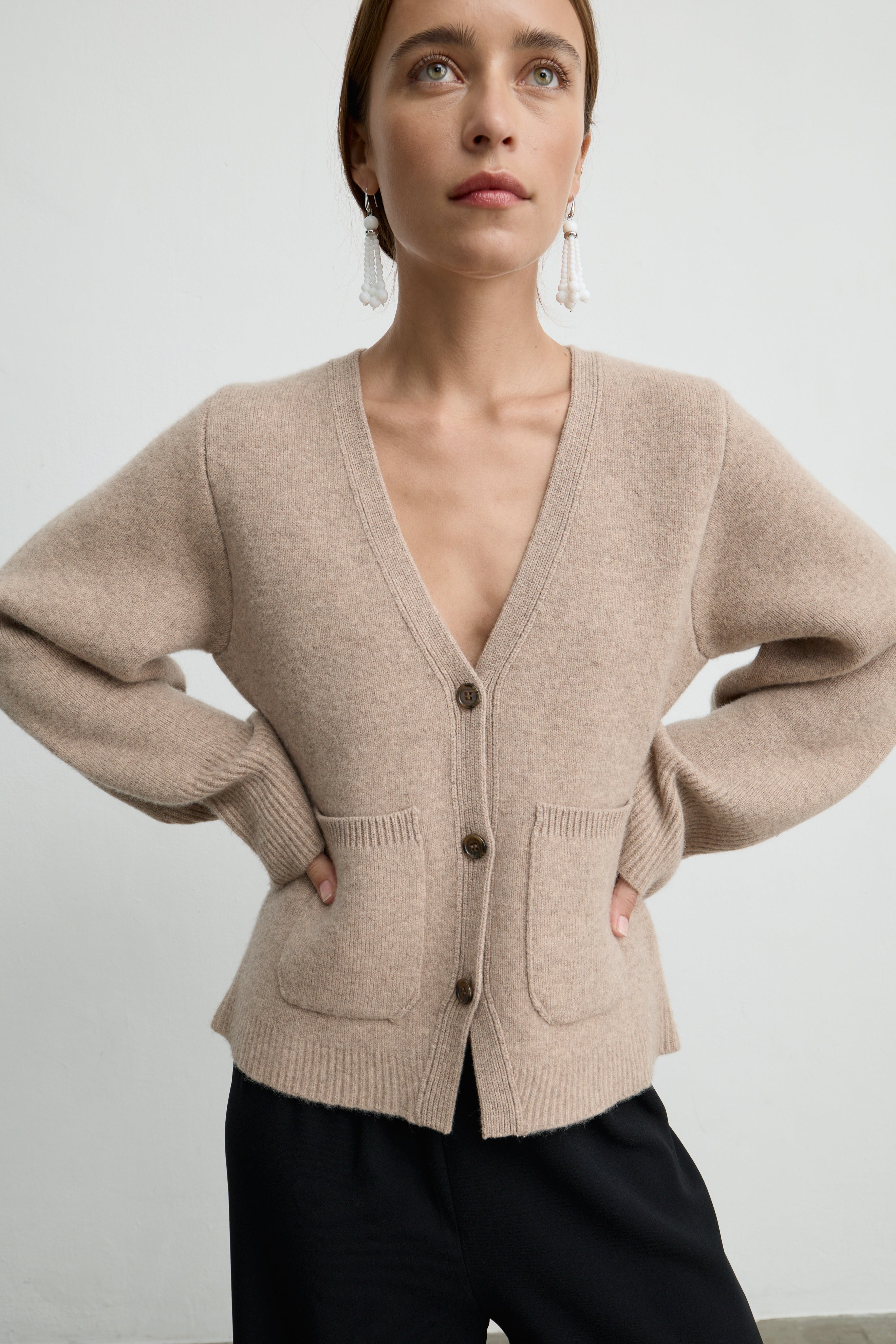 V Neck Cardigan