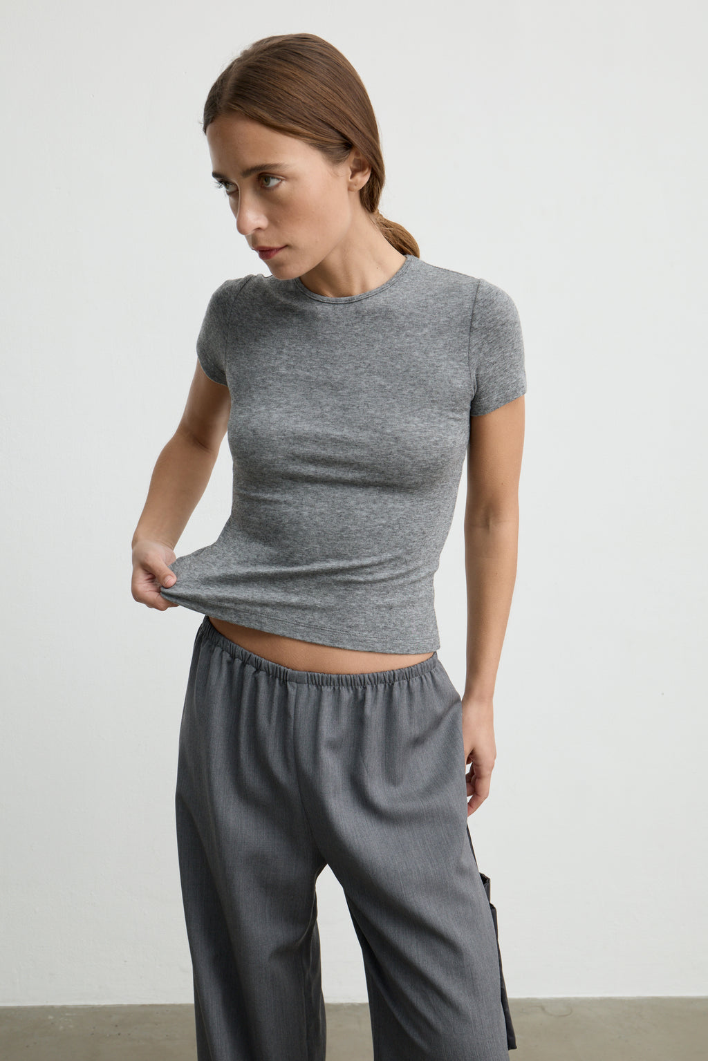 Short Sleeve Knit Top