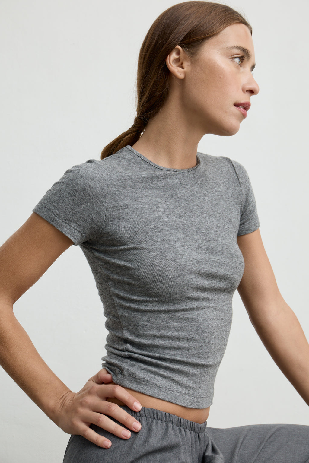 Short Sleeve Knit Top