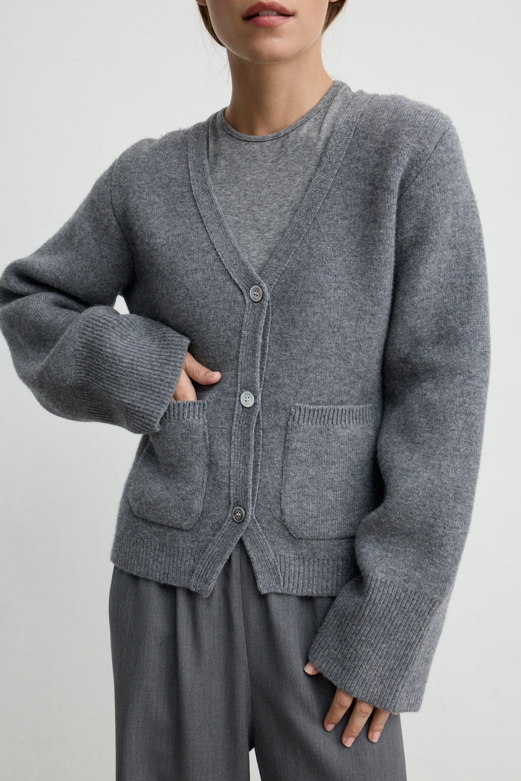 V Neck Cardigan