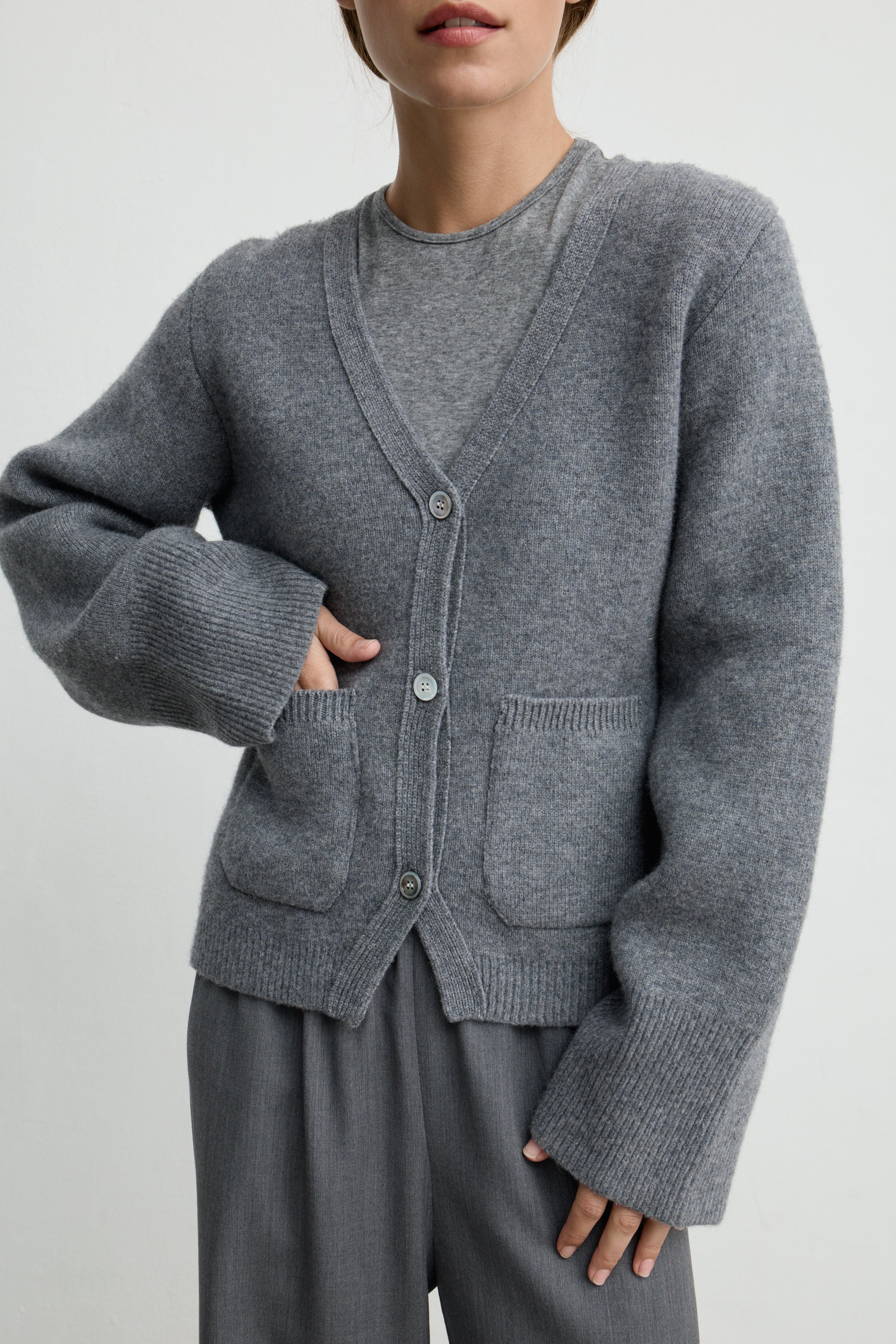 V Neck Cardigan