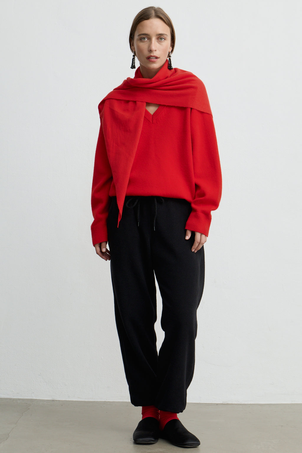 Wool V Neck Sweater