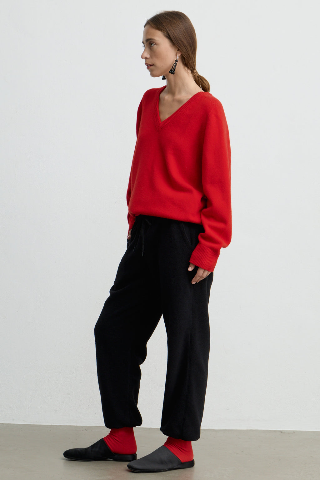 Wool V Neck Sweater