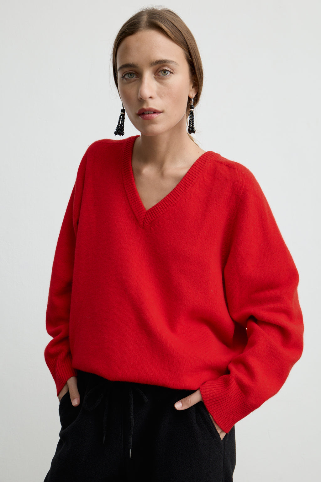 Wool V Neck Sweater