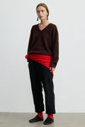Wool V Neck Sweater