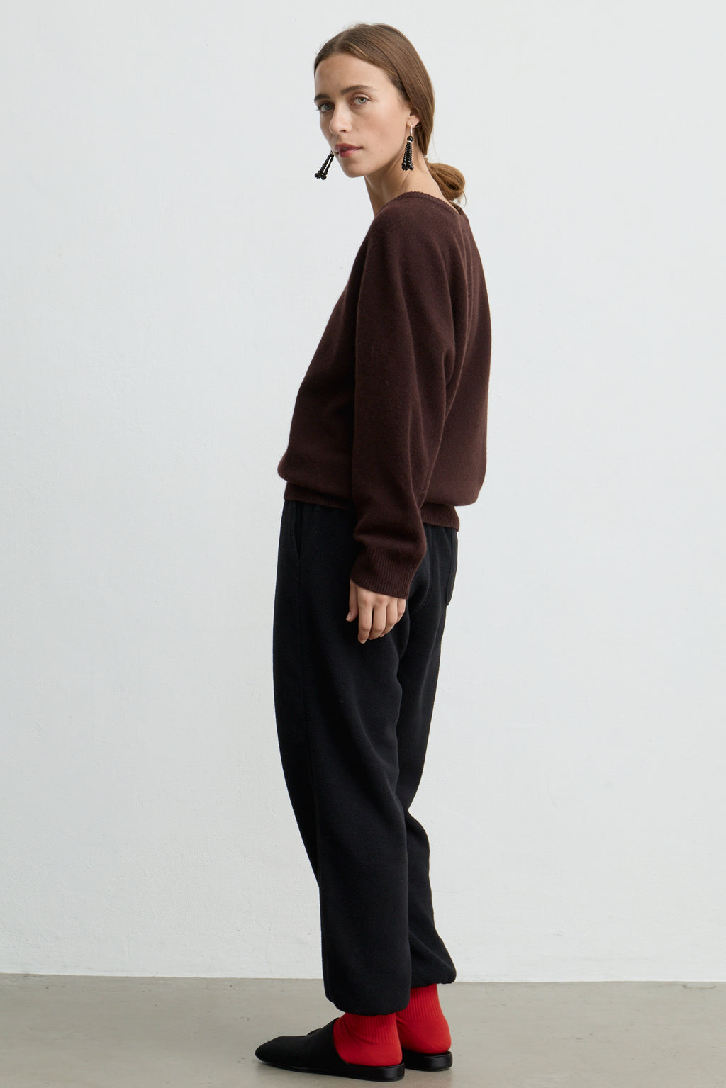 Wool V Neck Sweater