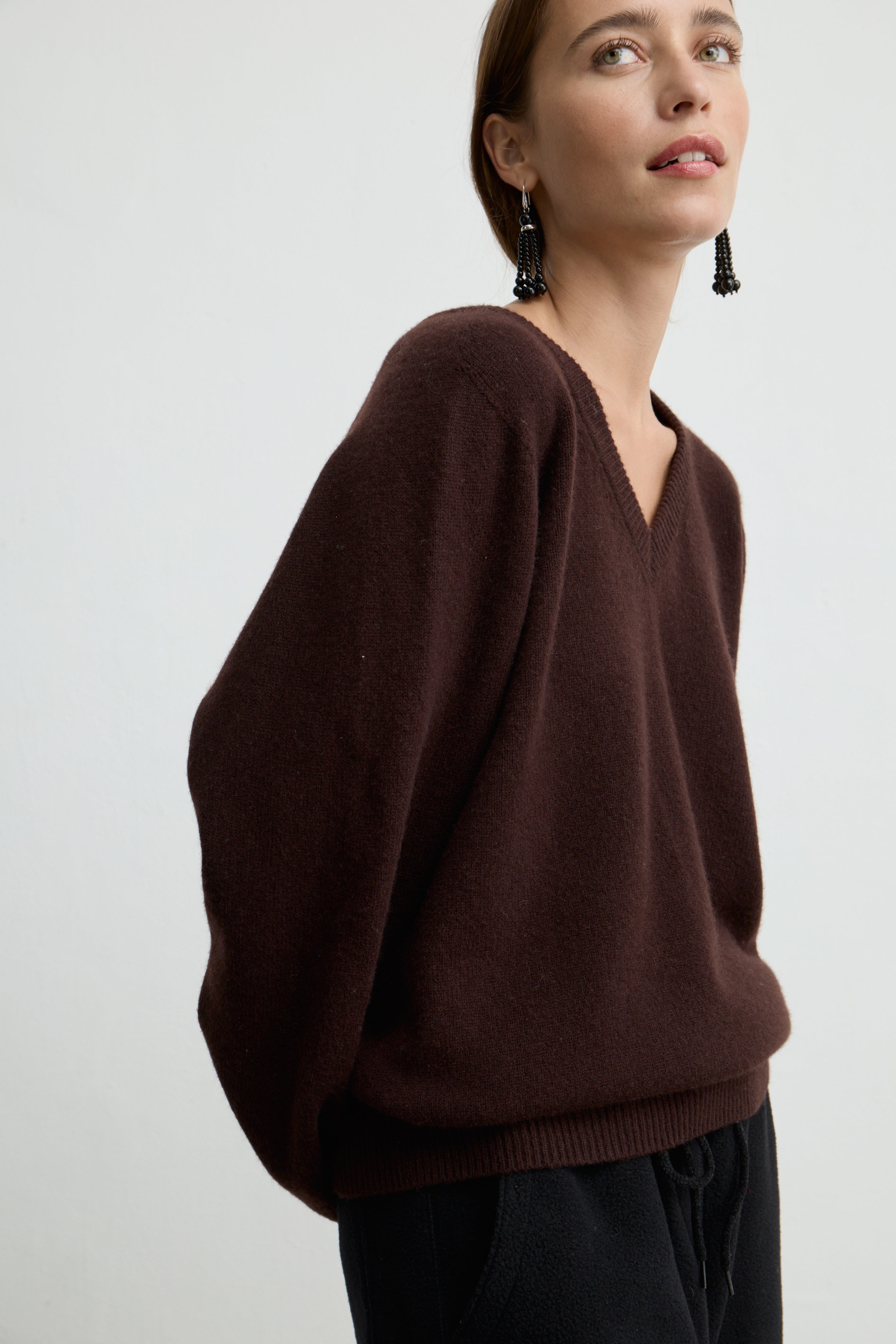 Wool V Neck Sweater