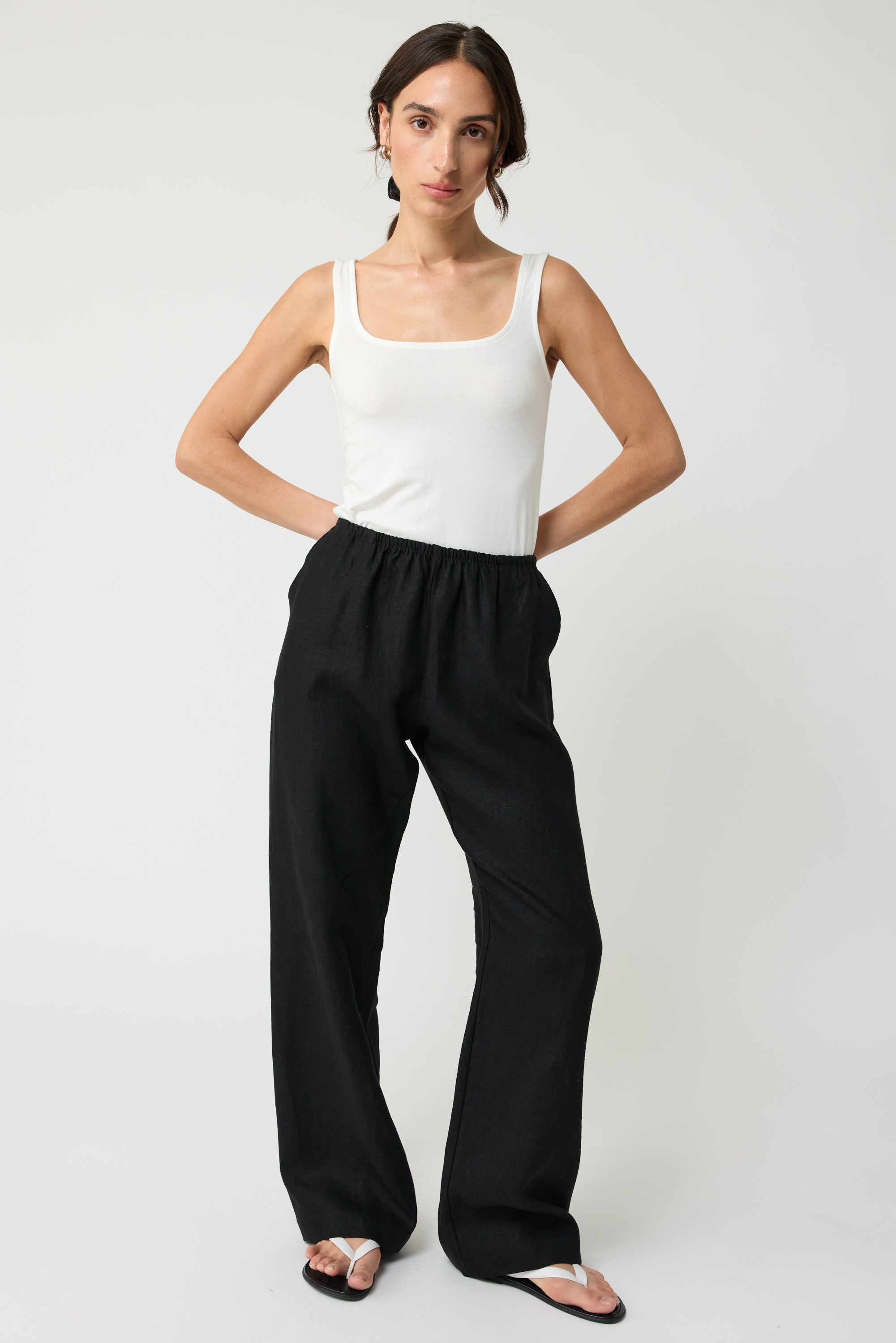 Linen Pants - Almina Concept 