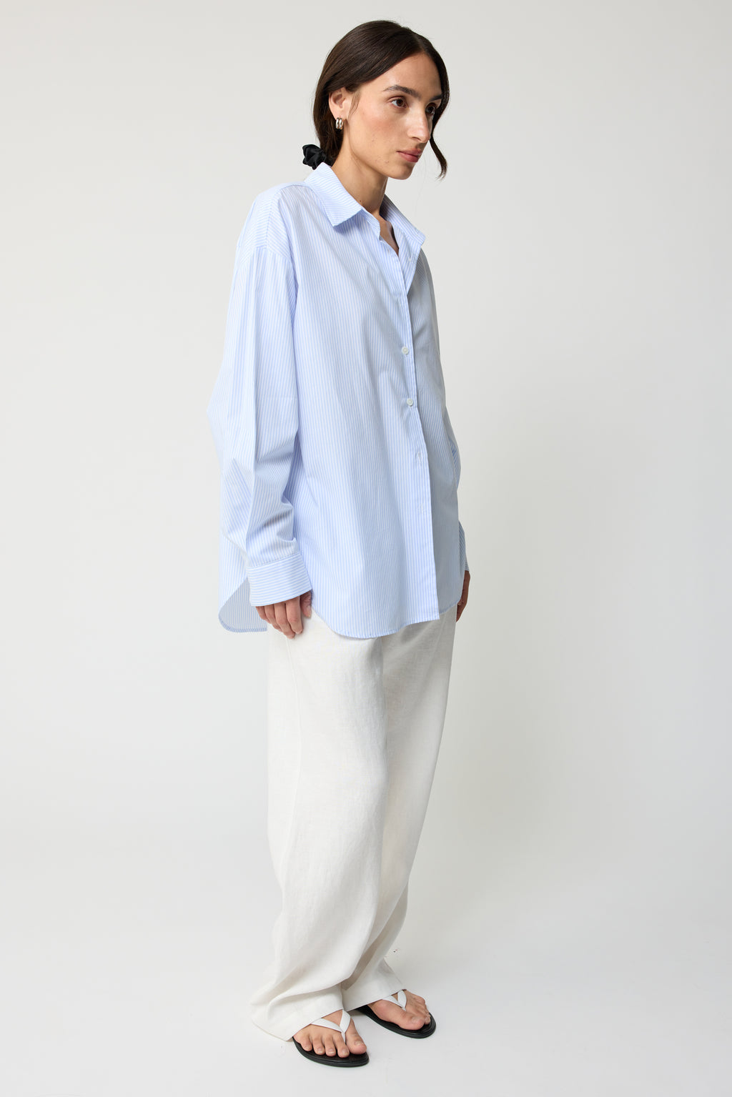 Oversized Cotton Shirt - Almina Concept 