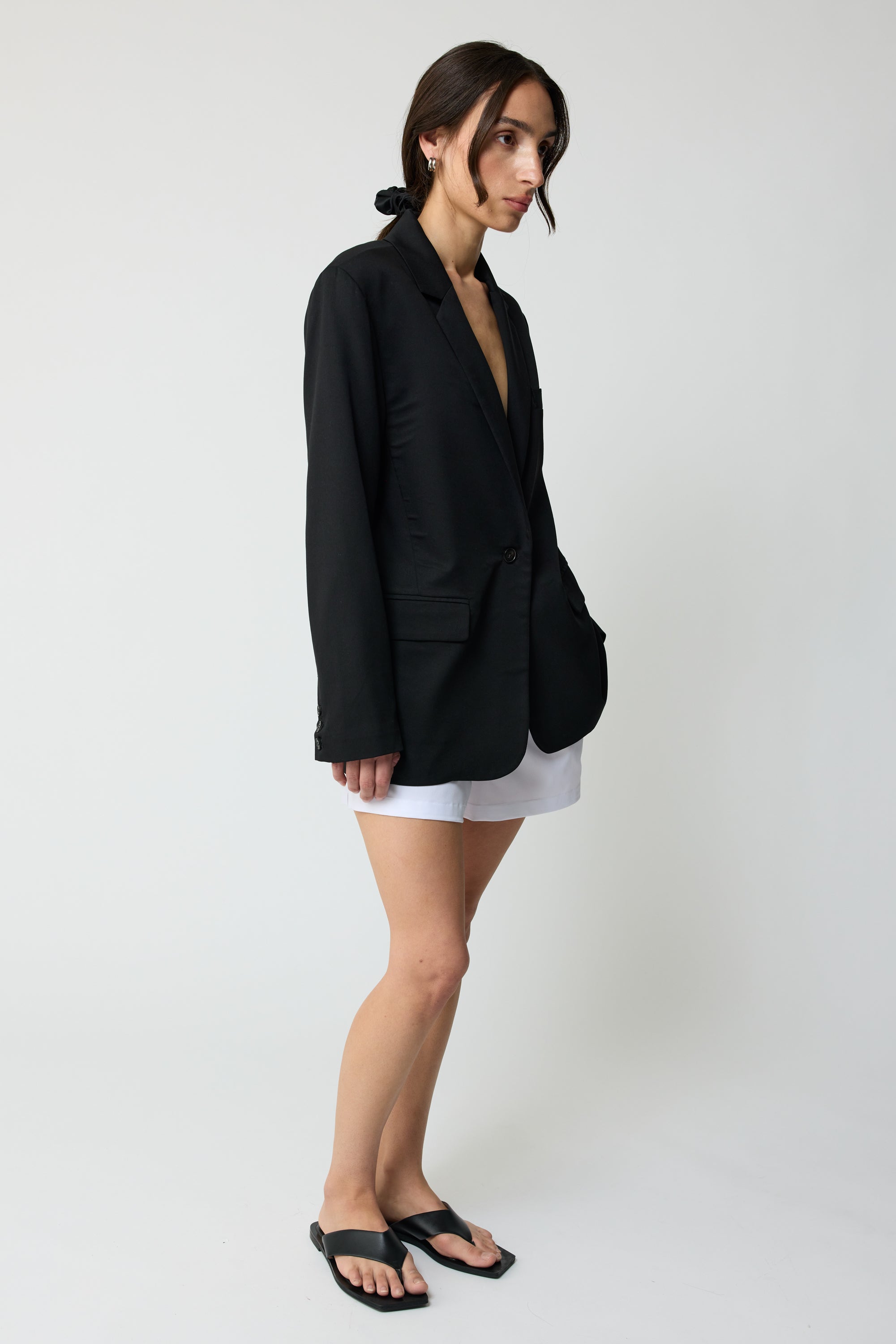 The Oversized Tencel Blazer - Almina Concept