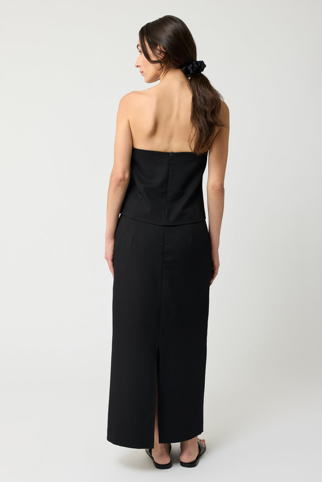 Strapless Tencel Top - Almina Concept 
