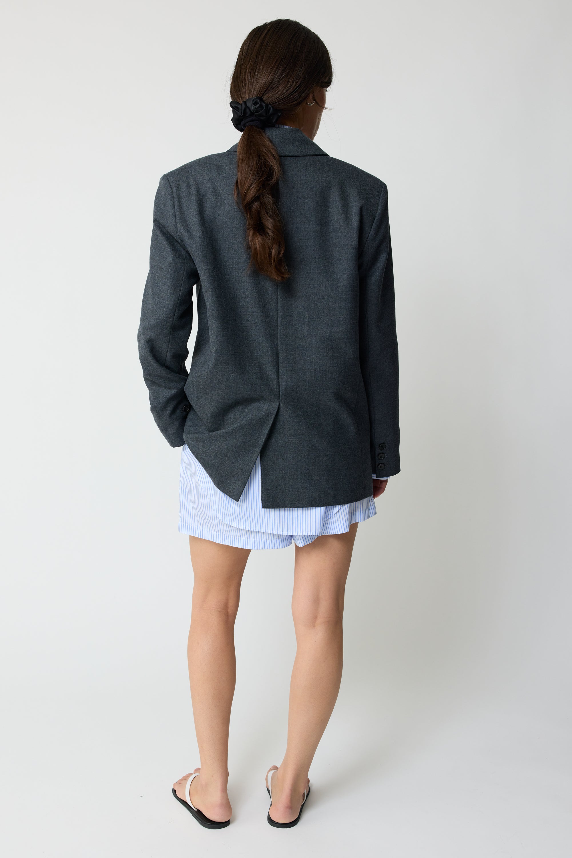 Oversized Wool Blazer - Almina Concept 