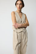 Tencel Vest - Almina Concept 
