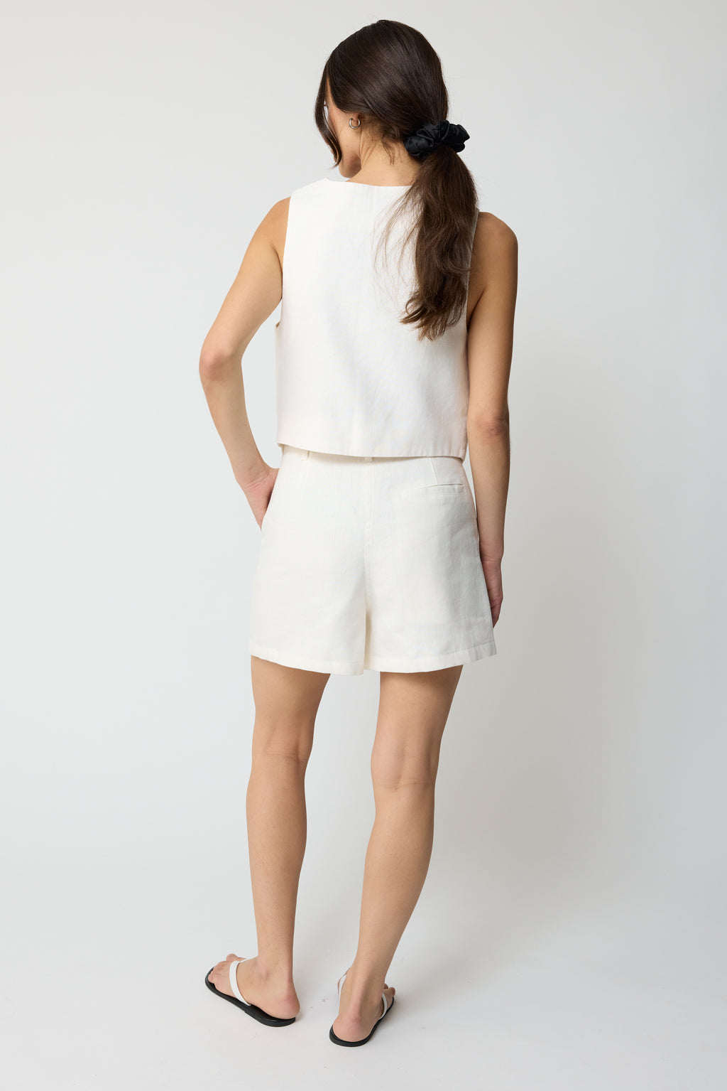 Linen Vest - Almina Concept 