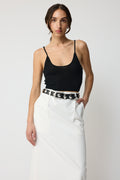 Cropped Knit Cami Top - Almina Concept 