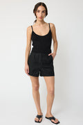Linen Pleated Shorts - Almina Concept 