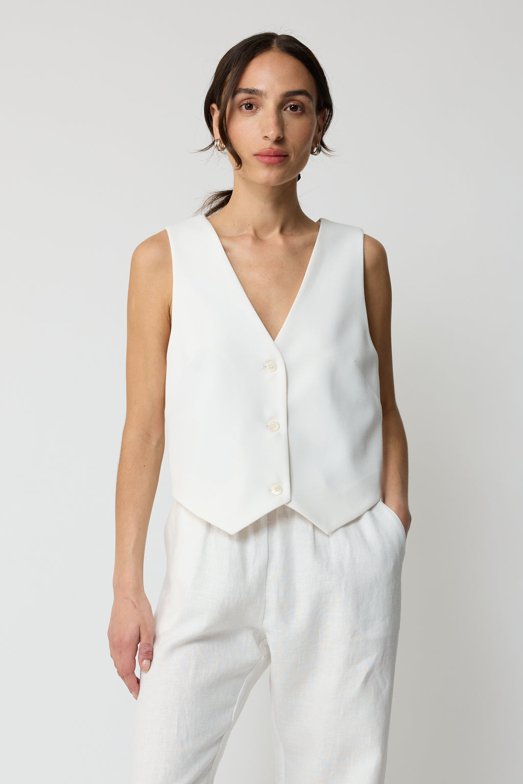 Tencel Vest - Almina Concept 