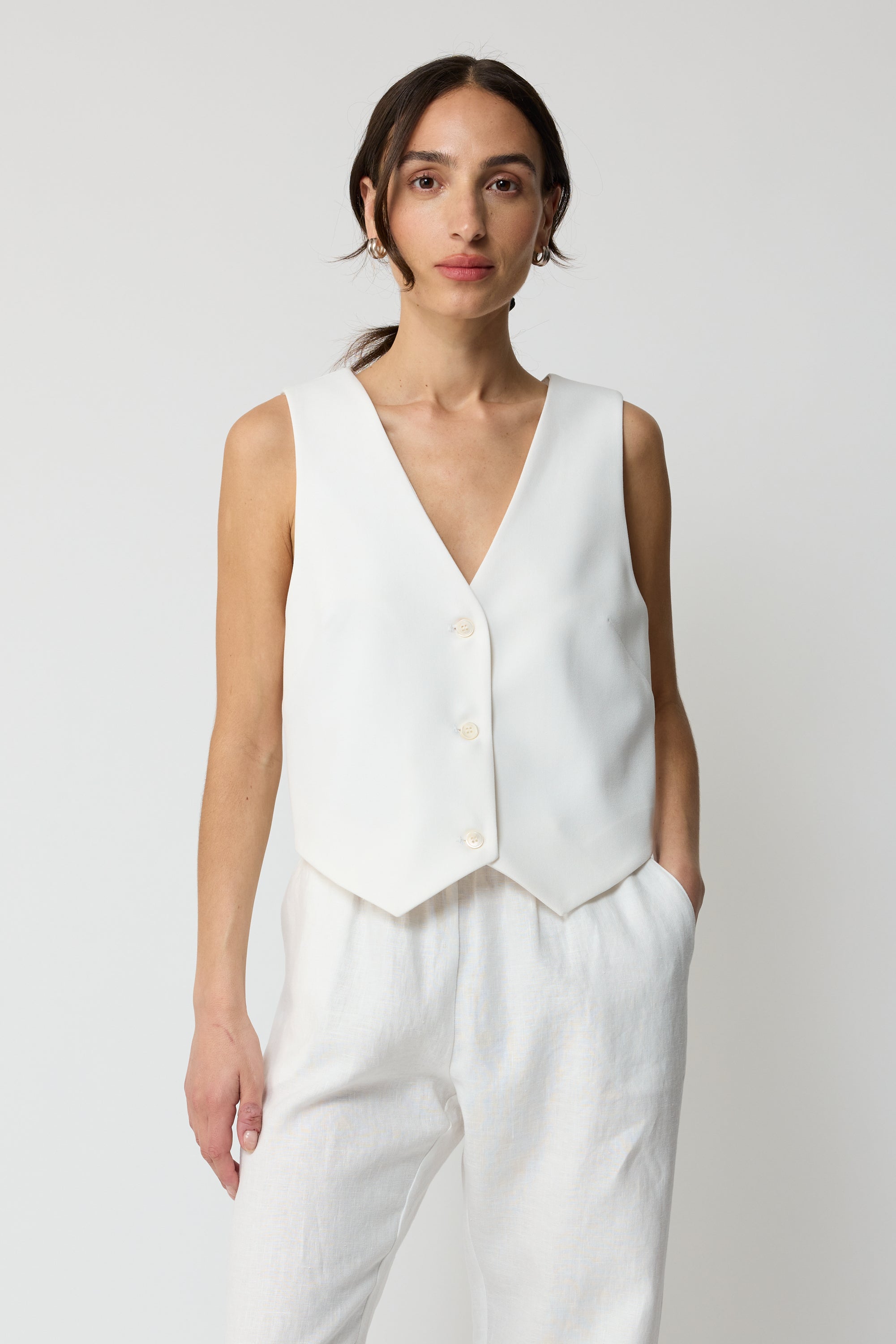 Tencel Vest - Almina Concept 