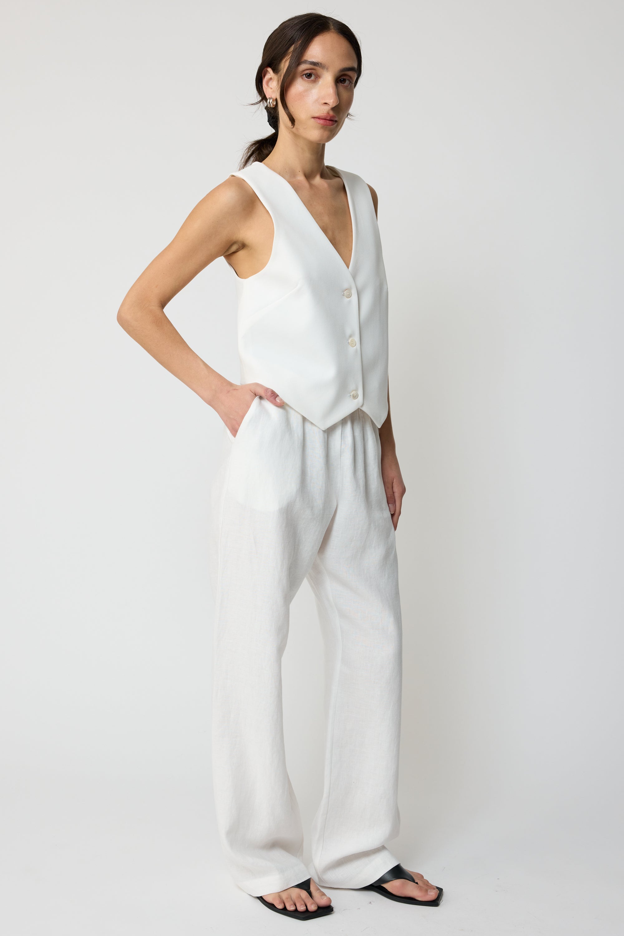 Tencel Vest - Almina Concept 