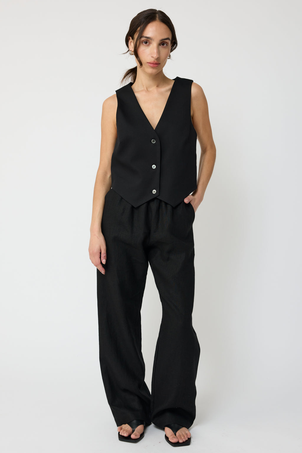 Tencel Vest - Almina Concept 