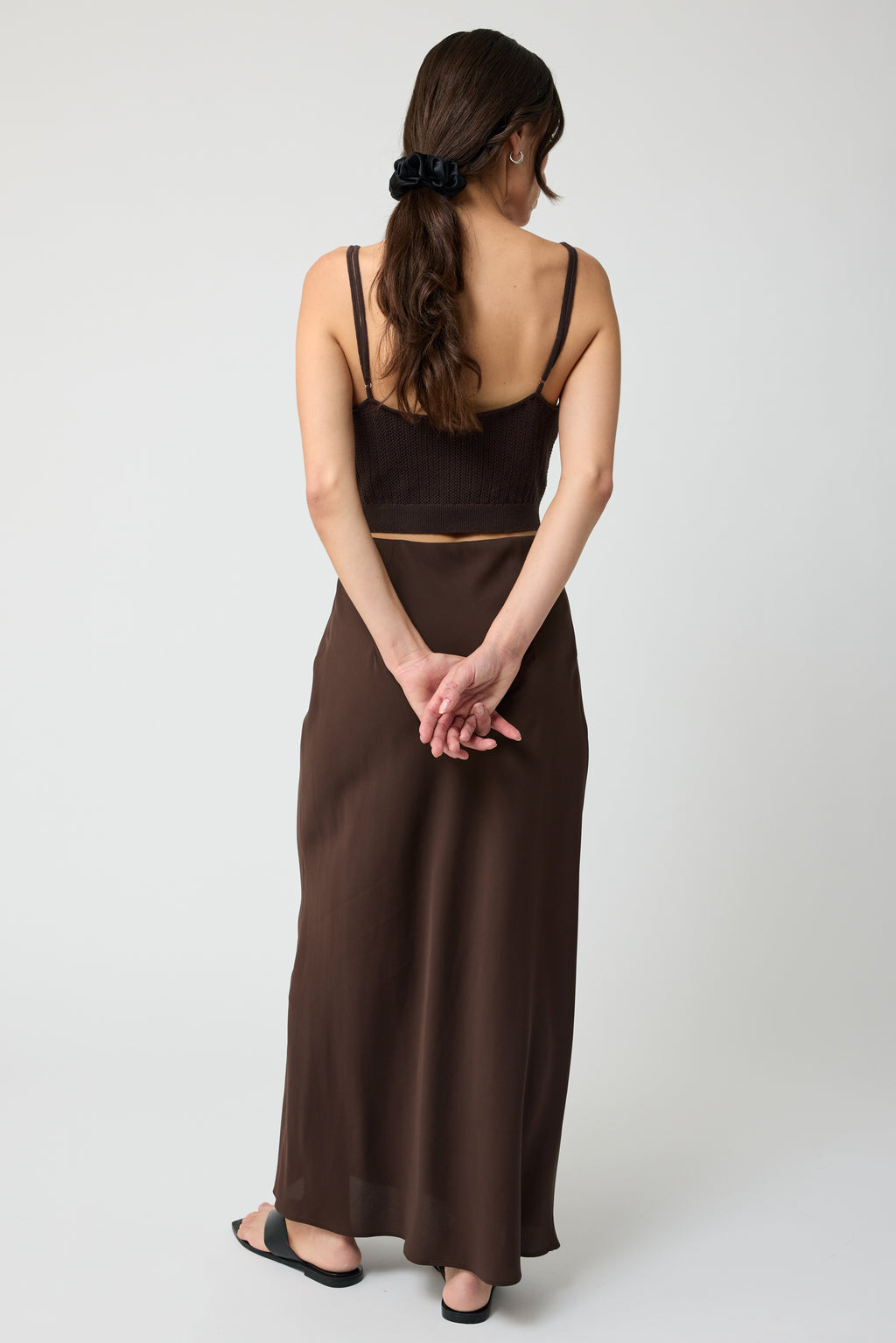 Cropped Knit Cami Top - Almina Concept 