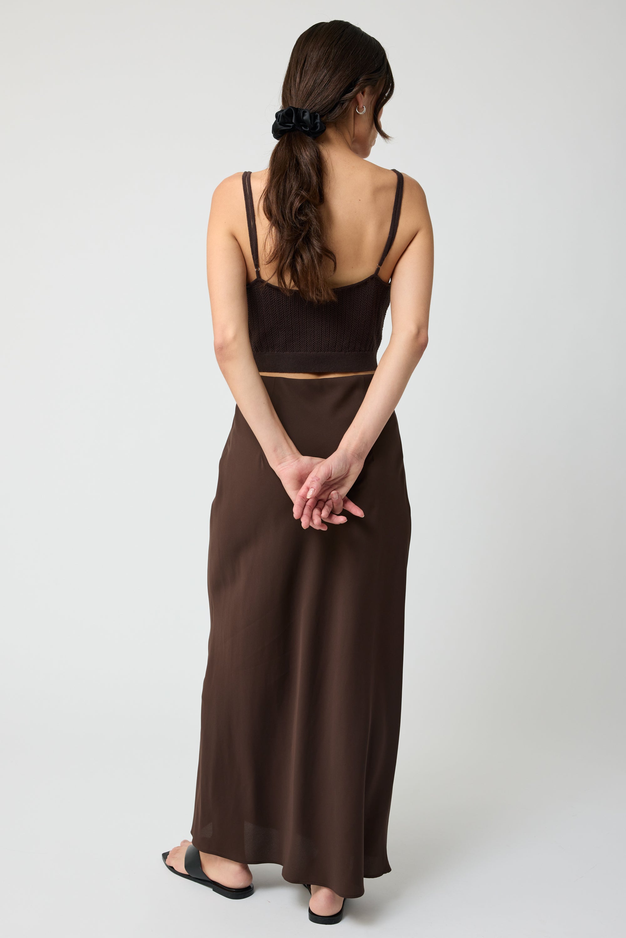 Cropped Knit Cami Top - Almina Concept 