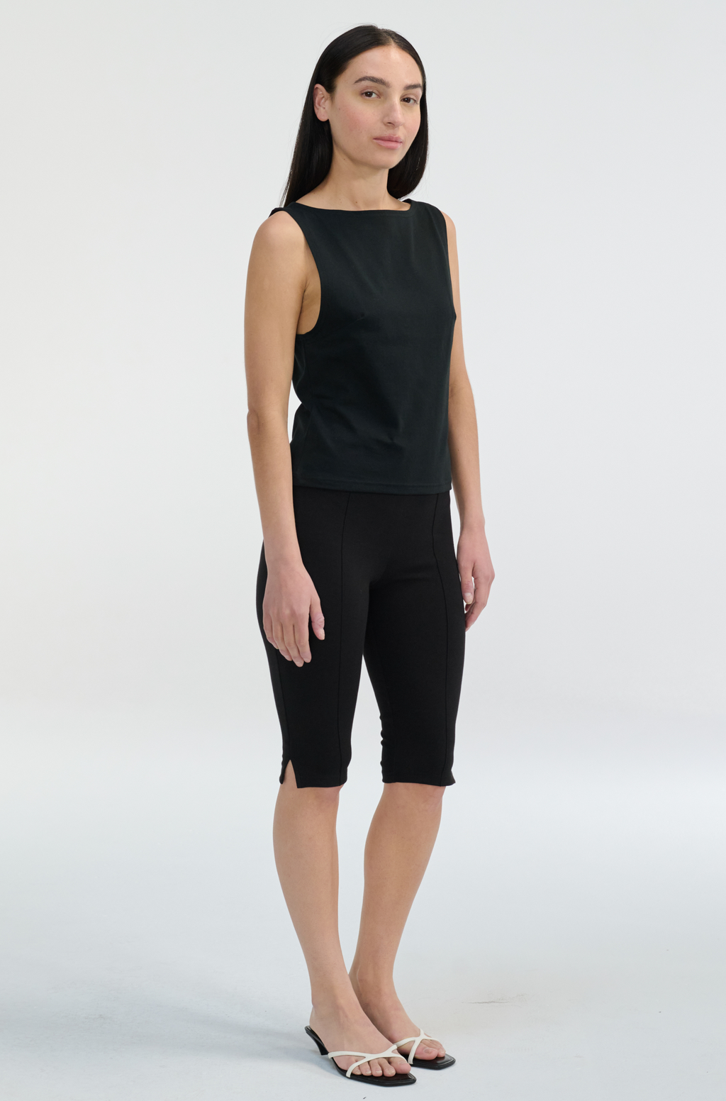 Boat Neck Tank Top - Almina Concept 