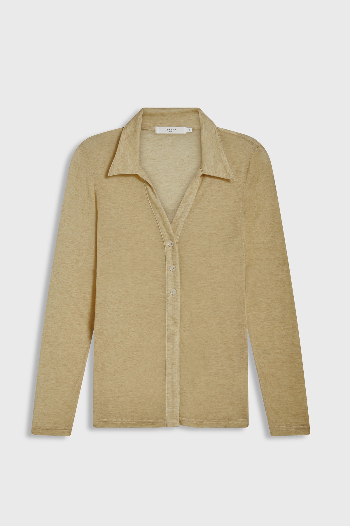 3 Button Knit Top - Almina Concept 