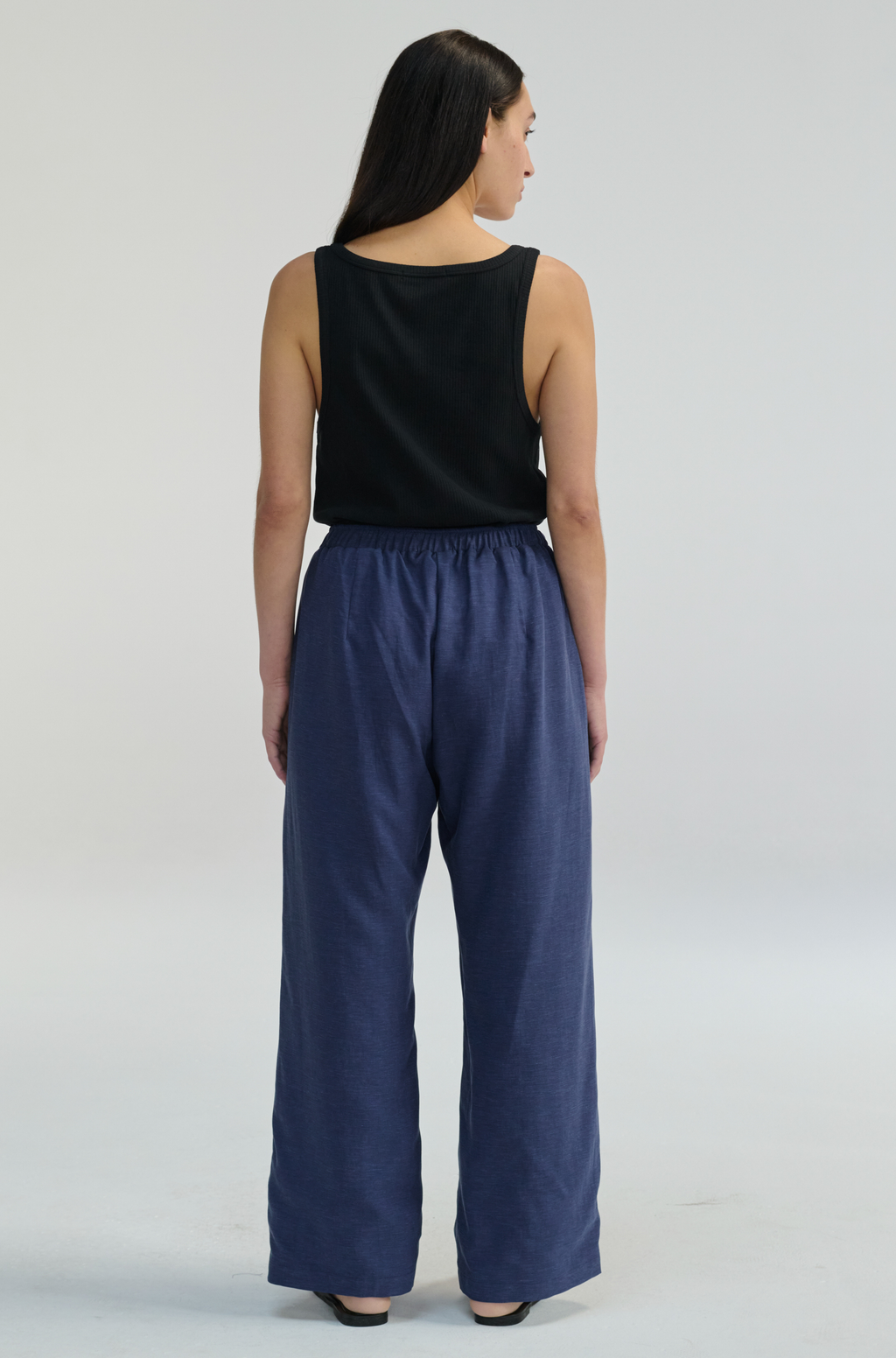 Front Tie Linen Pants - Almina Concept 