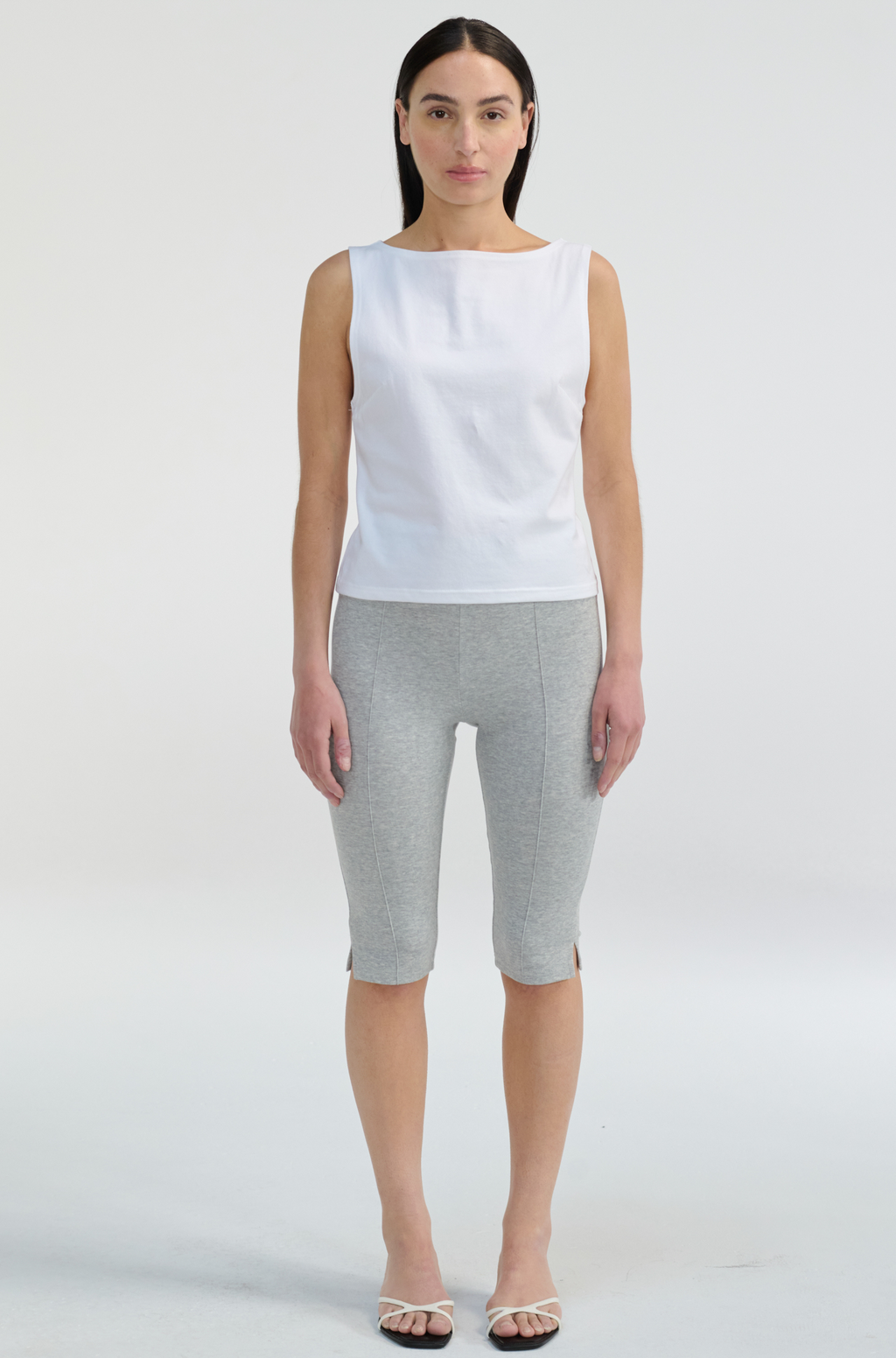 Boat Neck Tank Top - Almina Concept 