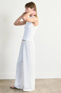 Wide Leg Pull On Pant - Almina Concept 
